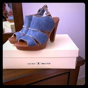 Lucky brand jean shoes